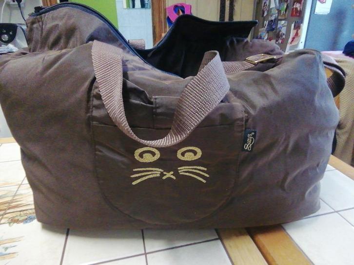 Sac de transport  où de voyage pour chat, Animaux & Accessoires, Accessoires pour chats, Comme neuf, Enlèvement