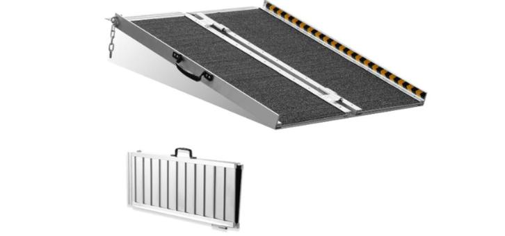 Aluminium oprijplaat dubbelzijdig, Auto diversen, Aanhangwagen-onderdelen, Nieuw, Ophalen of Verzenden