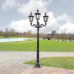 Lantaarnpaal jaren 30 Exloo 3-lichts - 253 cm, Staande lamp, Ophalen of Verzenden, Led, Nieuw