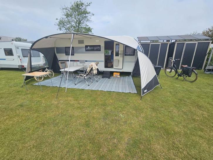 adria adora 573pt, Caravans en Kamperen, Caravans, Particulier, Adria, Stapelbed, Airco, Luifel, Mover, Ophalen