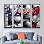 Ninja Turtles canvas doeken 30x90cm (4 stuks), Kinderen en Baby's, Nieuw, Ophalen