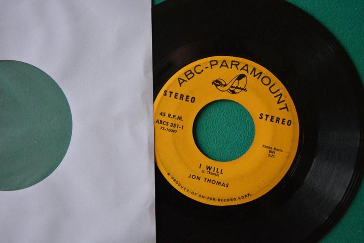 Jon Thomas – Hey, Hey, Baby - W2 - vinyl singel (1960), Cd's en Dvd's, Vinyl Singles, Gebruikt, Single, R&B en Soul, 7 inch, Ophalen of Verzenden