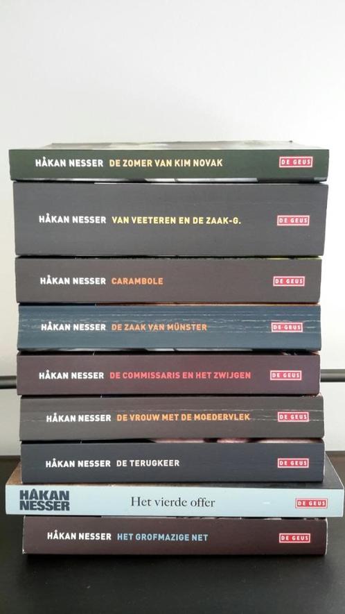 Commissaris Van Veeteren reeks. 8delen. Hakan Nesser., Livres, Policiers, Utilisé, Enlèvement ou Envoi