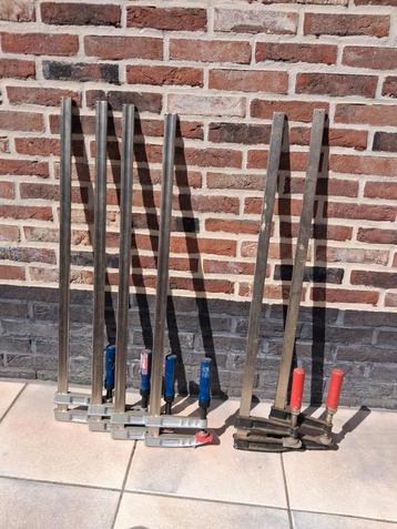 Houtklemmen/lijmklemmen te koop 6 stuks van 80cm beschikbaar voor biedingen