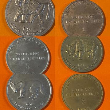Tokens inkom zoo antwerpen 1978 beschikbaar voor biedingen