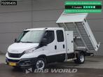 Iveco Daily 35C14 Kipper met Kist Dubbel Cabine Dubbellucht, Auto's, Bestelwagens en Lichte vracht, Stof, Gebruikt, Euro 6, Iveco