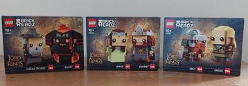 Lego The Lord Of The Rings Brickheadz 40631 + 40632 + 40751  beschikbaar voor biedingen