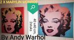 2 X MARYLIN MONROE by Andy Warhol, Antiek en Kunst, Kunst | Litho's en Zeefdrukken, Ophalen of Verzenden