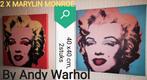 2 X MARYLIN MONROE by Andy Warhol, Ophalen of Verzenden