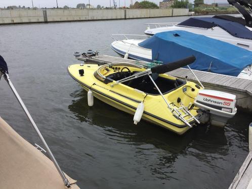 Unieke speedboot shakespeare clubman, Watersport en Boten, Speedboten, Gebruikt, 3 tot 6 meter, Benzine, Minder dan 70 pk, Polyester