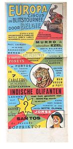 Oude circusaffiche, 1959, Ophalen of Verzenden