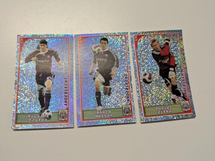 AUTOCOLLANTS PANINI ANDERLECHT 3x LU UPDATE football 2008, Hobby & Loisirs créatifs, Autocollants & Images, Envoi