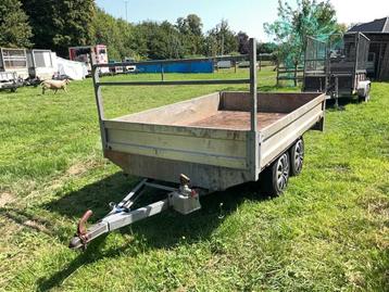 Benne de remorque manuelle 750Kg, Utilisé