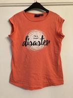 Zalmroze t-shirt 'I'm a sweet disaster' - Tom Tailor - maat, Kinderen en Baby's, Kinderkleding | Maat 140, Tom Tailor, Gebruikt