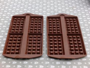 Lot de 2 moules à gaufres Tupperware MultiFlex en silicone beschikbaar voor biedingen