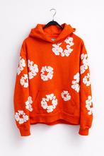Chandail à capuchon fleuri Denim Tears, Enlèvement ou Envoi, Comme neuf, Taille 52/54 (L), Orange