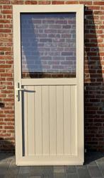 Buitendeur voor achter- of zijgevel. Dorpel inbegrepen., Doe-het-zelf en Bouw, Ophalen, Gebruikt, 80 tot 100 cm, 215 cm of meer
