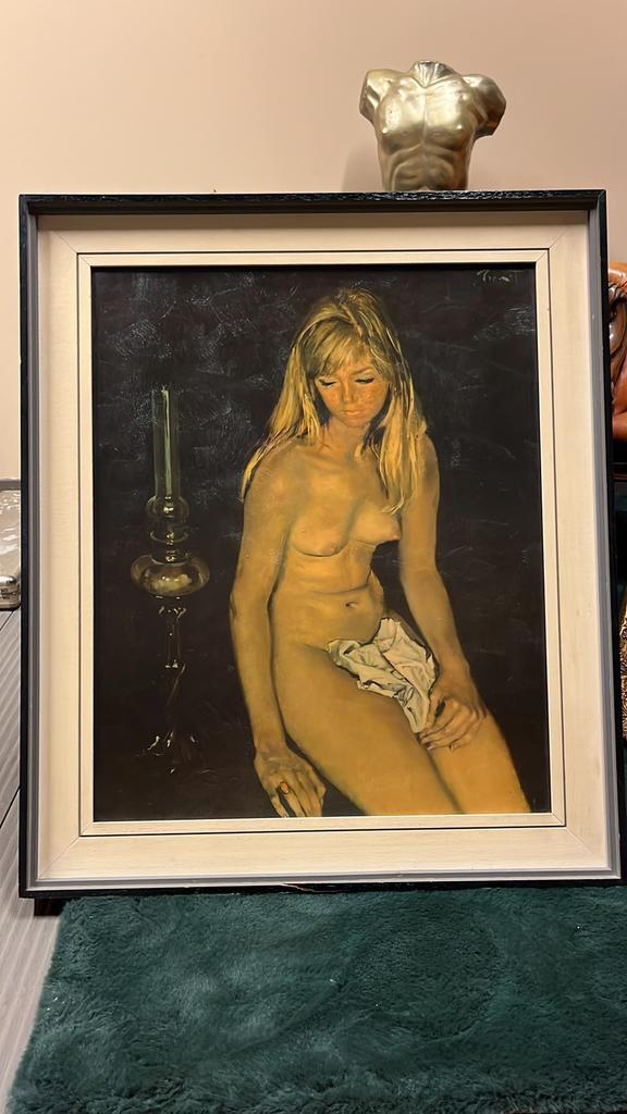 Naakt vrouw  – Pierre Laurent Brenot, Antiek en Kunst, Kunst | Schilderijen | Modern, Ophalen