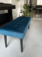 Bank van blauw fluweel, Ophalen, Zo goed als nieuw