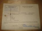 Ancien Certificat Conformité Moto Zundapp KS-125, Ophalen of Verzenden, Overige merken