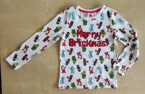 Longsleeve Lego "Merry Brickmass", maat 116, Kinderen en Baby's, Kinderkleding | Maat 116, Zo goed als nieuw, Jongen, Shirt of Longsleeve