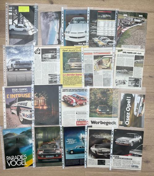 OPEL MANTA - ARTIKELS, Boeken, Auto's | Folders en Tijdschriften, Opel, Ophalen of Verzenden