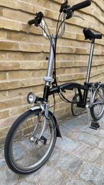 Brompton M6R volledig zwarte dynamolamp met 6 versnellingen, Ophalen, Brompton, 14 tot 16 inch, Versnellingen