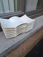 moderne witte bordjes cosy en trendy, Ophalen of Verzenden, Zo goed als nieuw, Effen, Bord(en)