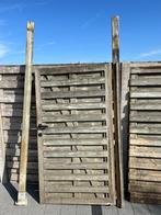 Houten afsluiting met deur, Tuin en Terras, Ophalen, Met poort, Gebruikt, Tuinhek