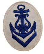 a kriegsmarine musikobermaat sleeve patch, Verzamelen, Ophalen of Verzenden