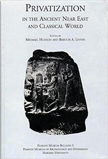 Privatization in the Ancient Near East and Classical World - disponible aux enchères