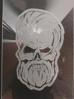 gravure sur plexiglas Bad Ass Skull, Antiquités & Art, Enlèvement