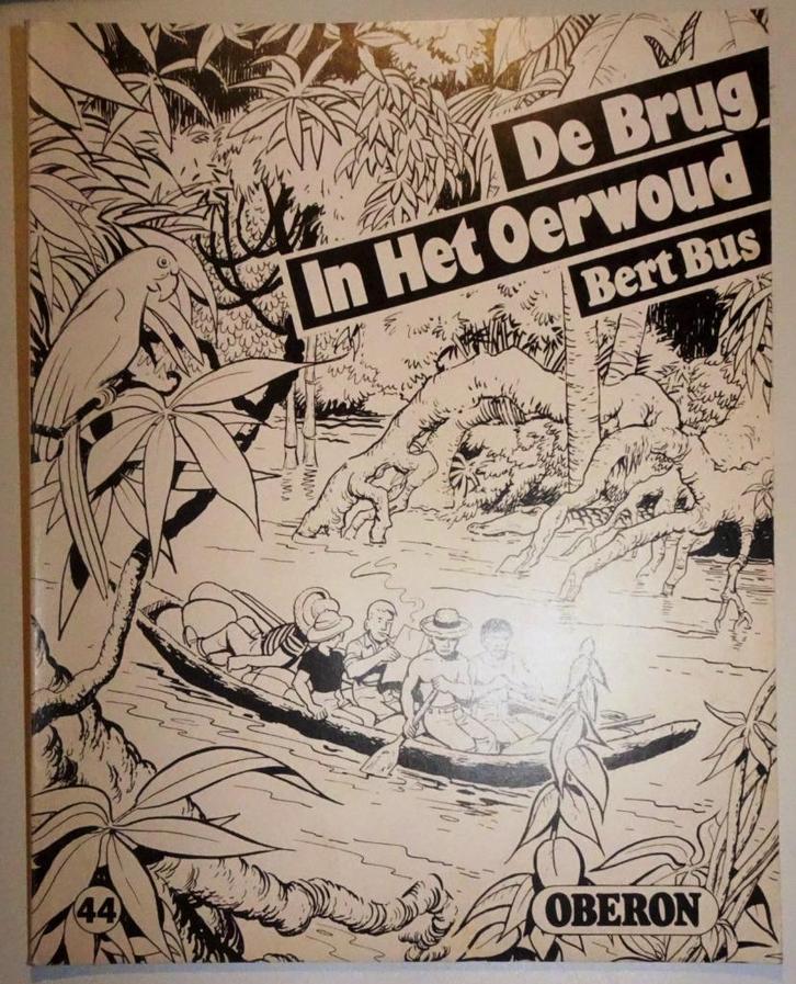 De Brug in het Oerwoud Strip Bert Bus 1981, Livres, BD, Utilisé, Une BD, Envoi