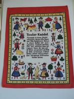 Keukenhanddoek „Tiroler knodels”, recept voor knoedels, Huis en Inrichting, Keuken | Textiel, Ophalen of Verzenden, Zo goed als nieuw
