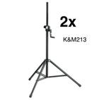 2 supports d'enceintes K&M 213, Musique & Instruments, Enlèvement, Comme neuf