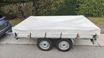 Remorque plateau double essieux., Autos : Divers, Enlèvement, Utilisé
