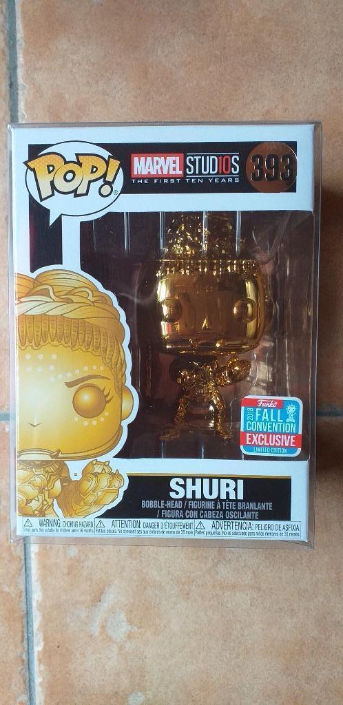 Marvel black panther shuri gold Chrome convention funko pop, Verzamelen, Overige Verzamelen, Nieuw, Ophalen of Verzenden