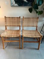 Teakhout eetkamerstoelen 5, Huis en Inrichting, Stoelen, Ophalen, Gebruikt, Hout