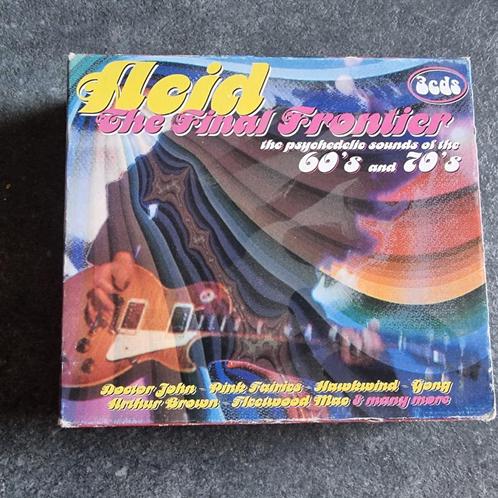 3xCD Box Acid the final Frontier (psychedelic sounds '70s &, CD & DVD, CD | Compilations, Utilisé, Rock et Metal, Coffret, Enlèvement ou Envoi