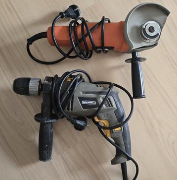 Te koop: Boormachine + slijpmachine – vanaf €10! beschikbaar voor biedingen