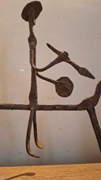 Bambara zwarte ijzeren ruiter. Mali., Antiek en Kunst, Kunst | Niet-Westerse kunst, Ophalen of Verzenden