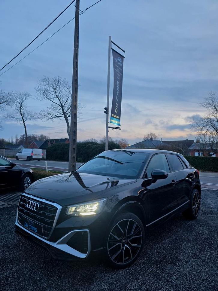 AUDI Q2 35TFSI-S-LINE//S-TRONIC-AUTOMAAT/CAMERA-CRUIS-NAVI, Auto's, Audi, Bedrijf, Te koop, Q2, Bluetooth, LED verlichting, Radio