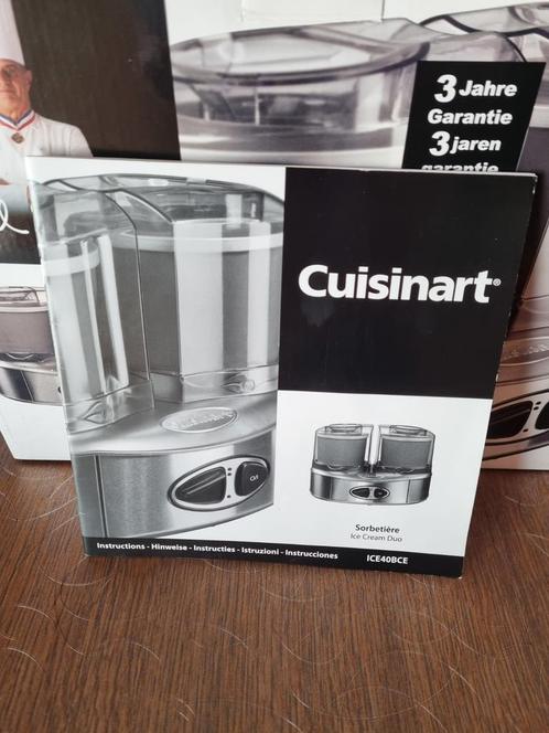 Cuisinart ICE40BCE weinig gebruikt als nieuw, Elektronische apparatuur, IJsmachines, Ophalen