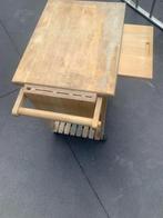 houten trolley, Ophalen