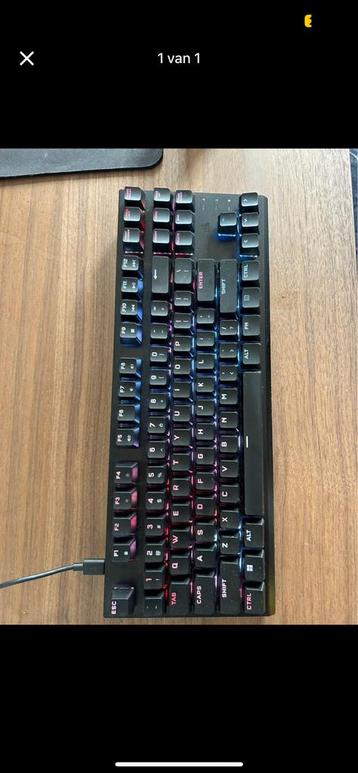 Gaming toetsenbord corsair qwerty beschikbaar voor biedingen