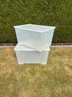 Ikea Samla opbergbox + deksel (2 stuks), Doe-het-zelf en Bouw, Kratten en Dozen, Ophalen, 40 tot 60 cm, Bak of Kist, 75 tot 100 cm