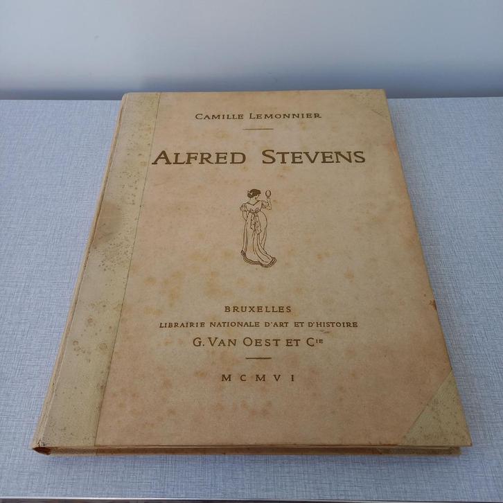 Camille Lemonnier Alfred Stevens uit 1906, Boeken, Kunst en Cultuur | Beeldend, Zo goed als nieuw, Schilder- en Tekenkunst, Ophalen of Verzenden