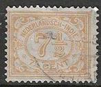 Nederlands Indie 1912/1913 - Yvert 105 - Cijfer in ovaa (ST), Postzegels en Munten, Postzegels | Azië, Verzenden, Gestempeld