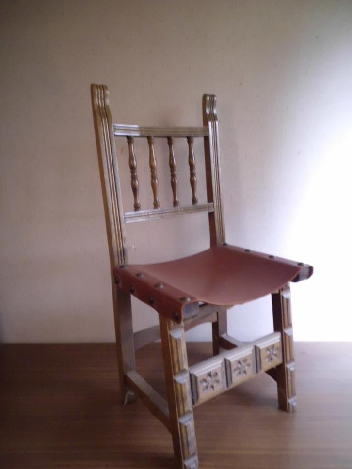 Spaanse stoel, Antiek en Kunst, Antiek | Meubels | Stoelen en Sofa's, Ophalen