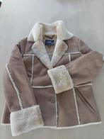 De winterprik mag komen met de suéde, molton gevoerde jas, Mexx, Beige, Gedragen, Ophalen